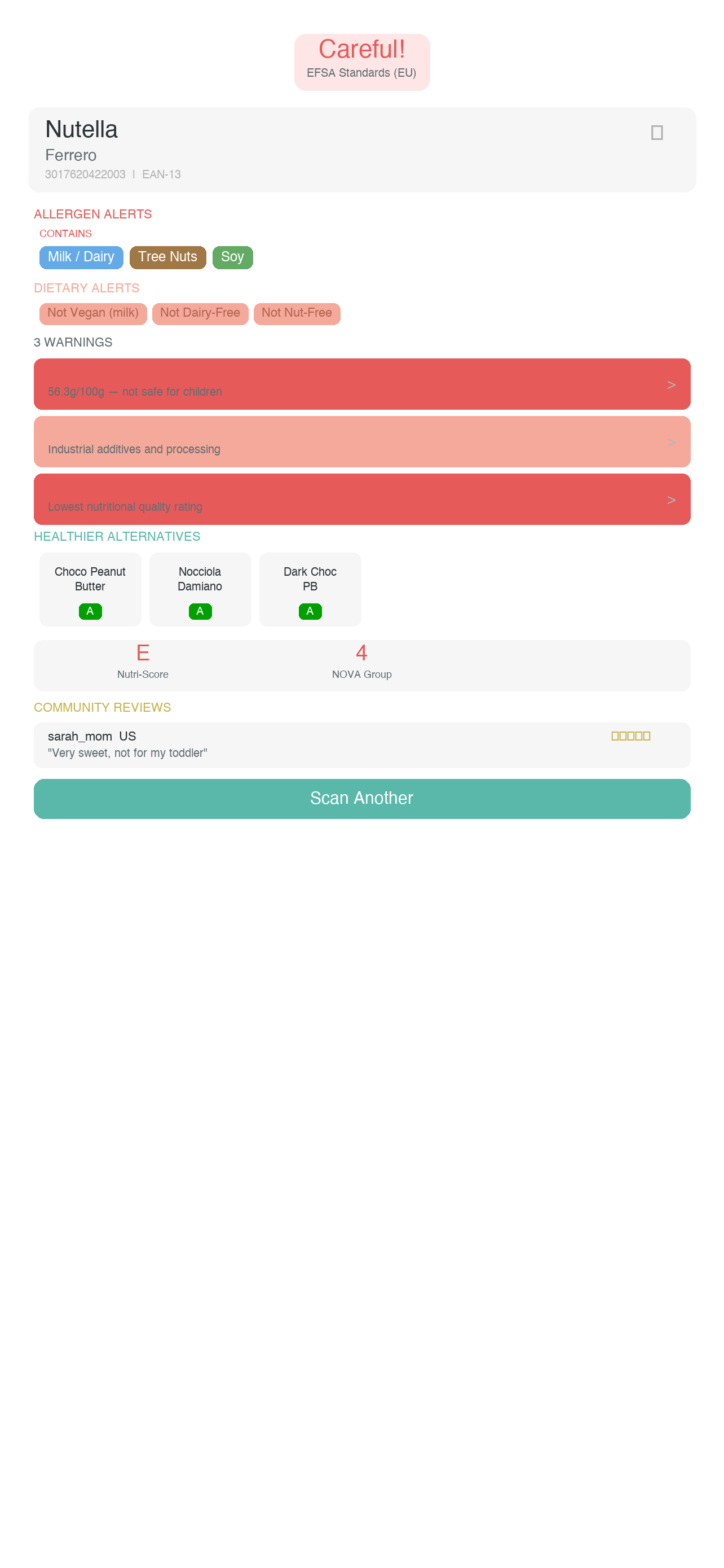 BiteScout App Screenshot